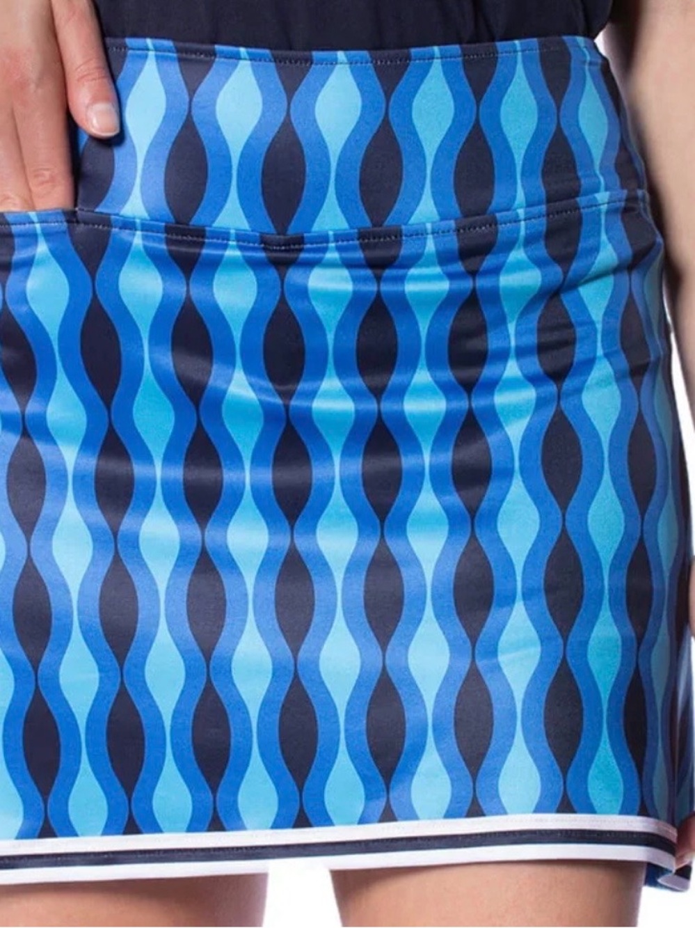 Golftini A-Line Pull On Skort NO BOUNDARIES  Size Small .
